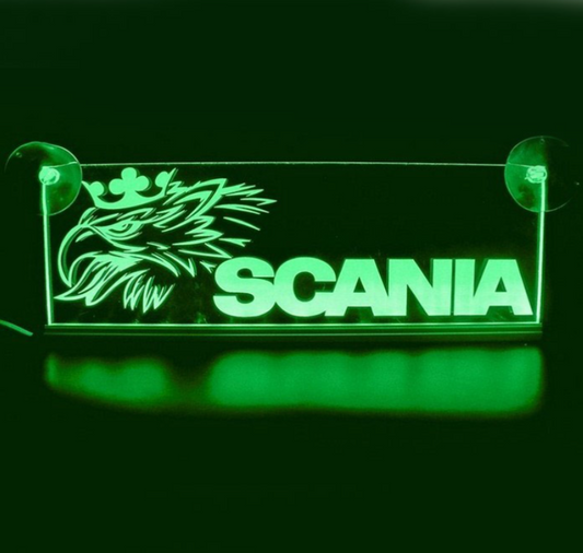 SCANIA - LED табела орел+надпис 25см