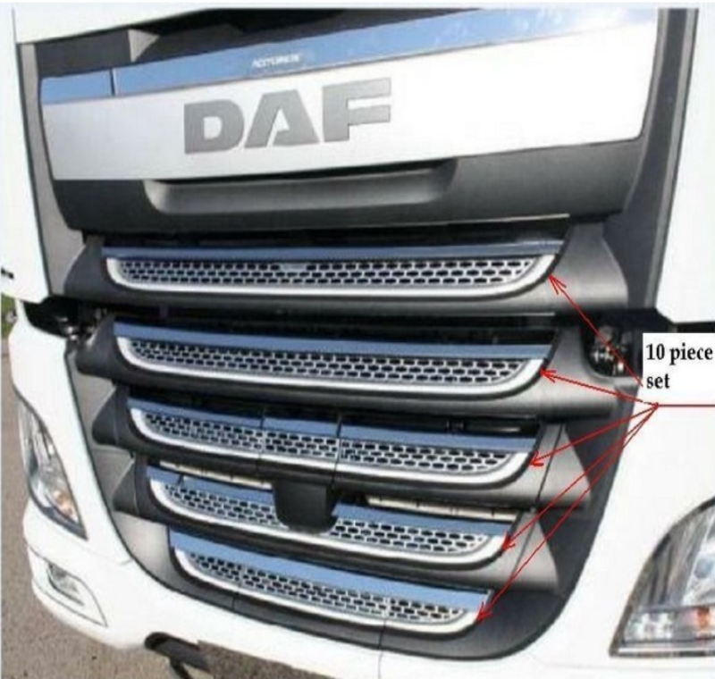 DAF XF 106 EURO 6 - Декорация за радиаторна решетка